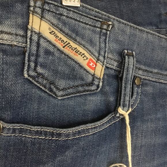 Diesel Matic Wash 008IG_Stretch W26 L32 Blue Women's Jeans Low Rise Straight - Picture 3 of 11